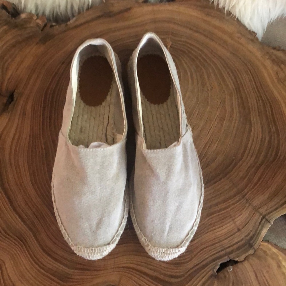 Espadrille mule slip ons